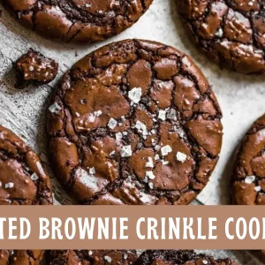 Salted Brownie Crinkle Cookies Recipe: Ready To Enjoy! Salted Brownie Crinkle Cookies